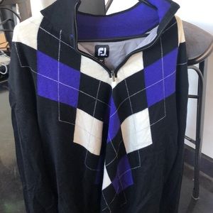 Men’s FootJoy golf quarter zip pullover. XL.